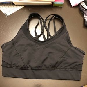 Lululemon high impact size 10 blk midi bra